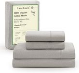 LANE LINEN 100% Organic Cotton Quee
