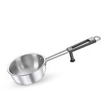 Prestige Tri-ply Splendor Tadka Pan 13 cm 550ml Stainless Steel Cookware(Silver, in-Build Stand, Heat Resistant Handle)