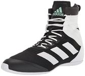 adidas Unisex-Adult Speedex 18 Boxing Shoe, Core Black/White/White, 4.5