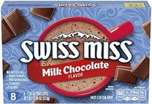 Swiss Miss Milk Chocolate Flavor Hot Cocoa Mix, 1.38 oz. 8-Count (Pack of 12)