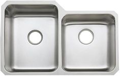 KOHLER K-3177-NA Undertone Large/Medium Undercounter Kitchen Sink, Stainless Steel