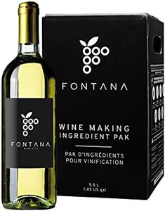 Fontana Australian Chardonnay Wine Ingredient Kit - Wine Home Brewing Kit | Wine Making Kit | 23 Liter Kit with Premium Ingredients