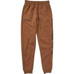 Carhartt Baby Boys' Fleece Joggers Sweatpants Knit Pants, Carhartt Brown, 18 Months