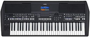 Yamaha PSR-SX600 Digital Keyboard - a Powerful Digital Workstation Keyboard with 61 Touch-Sensitive Keys, 850 Authentic Instrument Voices and DJ Styles, in a Black Finish
