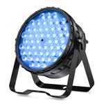 BETOPPER Stage Lights Strobe Lights LED Par Lights 54x3W LED RGB, DMX512/Sound Activated DJ Lights Strobe/Wash Lights for Wedding, Club, Party, Concert Bars Show