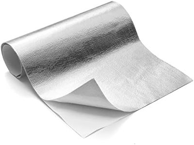 FLASLD Aluminized Heat Shield Thermal Barrier Adhesive Backed Heat Blanket 24'' X 40'', Capable of Reducing Up to 90% of Radiant Heat