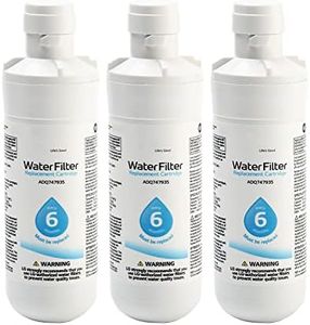 Anwangda Filtro de agua para refrigerador, filtro de agua externo universal para nevera, LT1000P filtro de agua para refrigerador, filtro de agua para el hogar blanco para Kenmore9980 (3 piezas