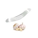 Gorobbo Premium Quality Garlic Presser Stainless Steel 304 Garlic Crusher Easy Prep Garlic Press Rocker Smart Kitchen Tool Dishwasher Safe