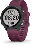 Garmin Forerunner 245 GPS Running Smartwatch, with running and training features, Berry Band