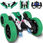 NIJEK STORE 2.4G 4CH Double-Sided Stunt Drift Deformation Buggy Car Toy Remote Control Roll RC Car 360 Degree Flip Kids (Multicolor)