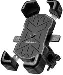 ROCKBROS Motorcycle Phone Holder Mount, for 4.5''-7.1'' Phones, Quick Release Bike Phone Holder Handlebar Clamp, 360°Rotatable Motorcycle Bicycle Phone Mount