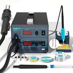 BK852MX C210 1000W Hot Air Rework Station – Digital SMD Soldering & Desoldering Gun, Ultra-Quiet, Fast Heating, Precise Temp Control (50-550°C), Overheat Protection – for PCB, Electronics Repair, DIY