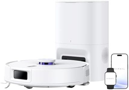 NARWAL Freo S Robot Vacuum and Mop Combo, 8000Pa Suction, 180 Days Hands Free, Self-Emptying Base, LDS Navigation, Obstacle Avoidance, Robot Vacuum Cleaner for Pet Hair & Hard Floors