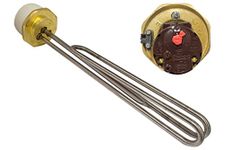TELFORD Tempest 14 inch Immersion Heater INCOLOY (Hard Water Areas) BEAB Approved 3KW 1 3/4 BSP Dual Safety RoHS EN 60335-2-73 Approved RoHS compliant