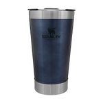 STANLEY Classic Stay Chill Vacuum Insulated Pint Tumbler, 16oz Stainless Steel Beer Mug with Built-in Bottle Opener, Double Wall Rugged Metal Drinking Glass, Dishwasher Safe Insulated Cup