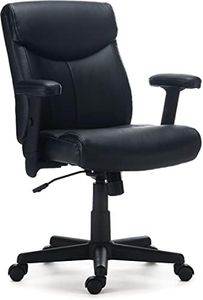 STAPLES Traymore Luxura Managers Chair, Black (53245)