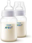 Philips Avent Anti-Colic Baby Bottles, 260ml, 2-Pack, SCF813/27