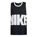 Nike Men's M NK DF JSY Starting Five Vest, Black/Black/White/(White), L