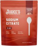 Judee’s Bulk Sodium Citrate 45 lb (5lb Pack of 9) - 100% Non-GMO, Keto-Friendly - Gluten-Free and Nut-Free - Food Grade - Great for Molecular Gastronomy Cooking - Emulsifier for Cheese Sauce