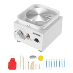 VEVOR Pottery Wheel, Aluminium, White, 175x135x113 mm