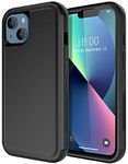 Diverbox for iPhone 13 Case [Shockproof] [Dropproof] [Dust-Proof],Heavy Duty Protection Phone Case Cover for Apple iPhone 13 (Black)