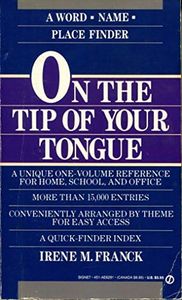 On the Tip of Your Tongue: The Word/Name/Place Finder