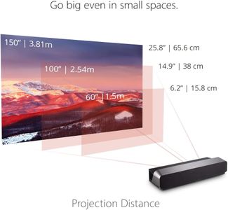 ViewSonic Ultra Short Throw 4K Projector – X1000, Home Theater