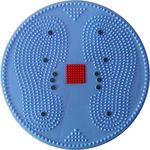 Acund Health Care Acupressure Tummy Trimmer Twister (Pyramids n Magnets) Useful for Figure Tone-up, Spine Fitness, Abs Trimming - Acs Big Disc (Blue)