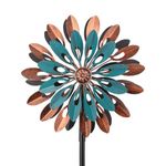 VEWOGARDEN 360° Metal Wind Spinners Outdoor Kinetic Wind Sculptures & Spinners for Yard Garden Lawn Patio Decorations, 34 * 167cm