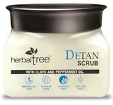 Herbaltree De-Tan Removal Face Scrub for Exfoliating Skin, Deep Cleansing, Brightening Skin & Sun Damage | Healthy Skin for women & men | Suitable for all types of Skin (500 gm)