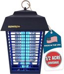 Flowtron Electric Bug Zapper 1/2 Acre Outdoor Insect Control with Dual Lure Method, 15W UV Light & Octenol Attractant for Fly & Mosquito, 5600V Kill Grid, Made in USA, UL Certified