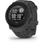 Garmin Instinct 2 dēzl Edition, Designed for Professional Truck Drivers, Rugged GPS Smartwatch, Built-in Sports Apps and Health Monitoring, Ultratough Design Features, Graphite