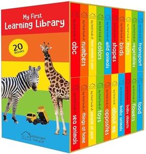 My First Learning Library: Boxset of 20 Board Books for Kids (Vertical Design)