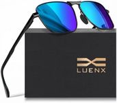 LUENX Rectangular Aviator Polarized
