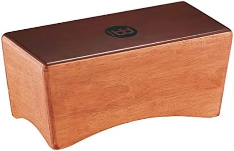 Meinl Percussion BCA1SNT-M Rubber Wood Bongo Cajon, Super Natural Finish (VIDEO) Super Natural