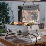 Nexgrill 19" (48.9cm) 2 Burner 304 Grade Stainless Steel Gas Table Top Barbecue