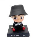 AUGEN Super Hero BTS-Jungkook Action Figure Limited Edition Bobblehead with Mobile Holder for Car Dashboard, Office Desk & Study Table (Pack of 1)(Plastic)