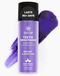 SNOW Teeth Brightening Purple Serum | Gentle & Enamel Safe Instant Brightening for Brighter Smile | Dental Care, Hygiene, & Tooth Care | Bright Smile for Events & Daily Confidence | 2 Month Supply