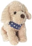 MON AMI Bentley The Goldendoodle Dog Stuffed Animal – 12”, Hand Crafted & Soft Cuddly Dog Plush Toy Gifts for Little Boys/Girls & Kids of All Ages