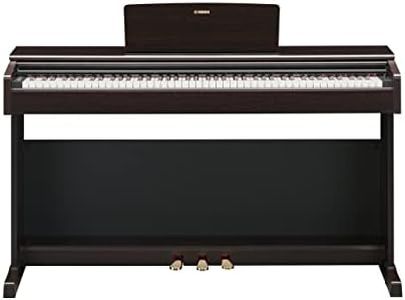 Yamaha ARIUS YDP-145 Digital Piano - Pianoforte Digitale da Casa per Dilettanti, Design Classico ed Elegante, Suonabilità Autentica del Pianoforte Acustico, Palissandro