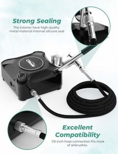 Oasser Airbrush Compressor Kit – 36 PSI Portable Air Pump