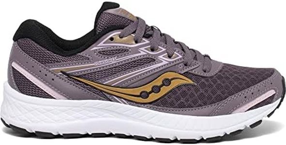 Saucony womens Cohesion 13 Running Shoe, Dusk/ Blush, 9.5 US