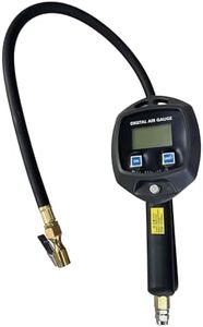 Digital Tire Pressure Gauge with Inflator, 3-250 PSI, for Tyre Changer, Tire Changing Accessory by RebarTech