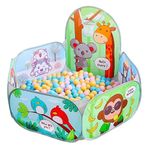 Magicwand X-X-Large Size Mesh Multi-Colored Cartoon Theme Pop-Up Activity Basket Ball-Pool【50 Balls】【Age Upto 3 Yrs】