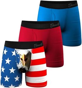 Shinesty Usa V2 Ball Hammock Pouch Underwear With Fly 3 Pack - 2X