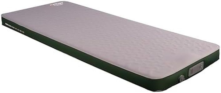 Vango Shangri-La Lux Self Inflating Mattress with Rechargeable Pump for Faster Inflation/Deflation – Luxury Camping Mat with Memory Foam & Dreamlock Construction (Single (16cm Thickness))