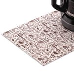 S&T Coffee & Java Maker Mat - 12" x 18"