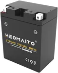 HEOMAITO Lead-Acid Battery 6MF14 12V 14Ah, 255 CCA, YTX14AH, Maintenance-Free Power, for AGM Motorcycle Battery, Motorcycles 400–1200 CC, ATVs 350–1000 CC