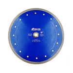 SHDIATOOL Diamond Cutting Disc 250mm / 10 Inch X Mesh Turbo Saw Blade for Tile Marble Ceramic Porcelain