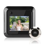 Door Camera, HD Battery Operated Door Peephole Camera, 145° Wide-Angle for Home Entry Door Apartment Front Door